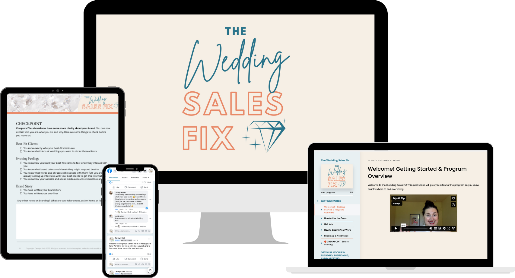 Wedding Sales Fix Mockups